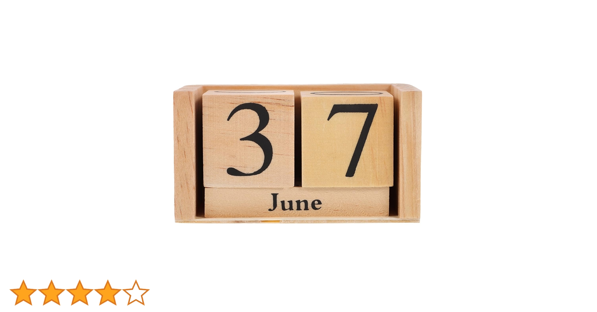 Amazon | SUPVOX 木製ブロックカレンダー 木製フリップ